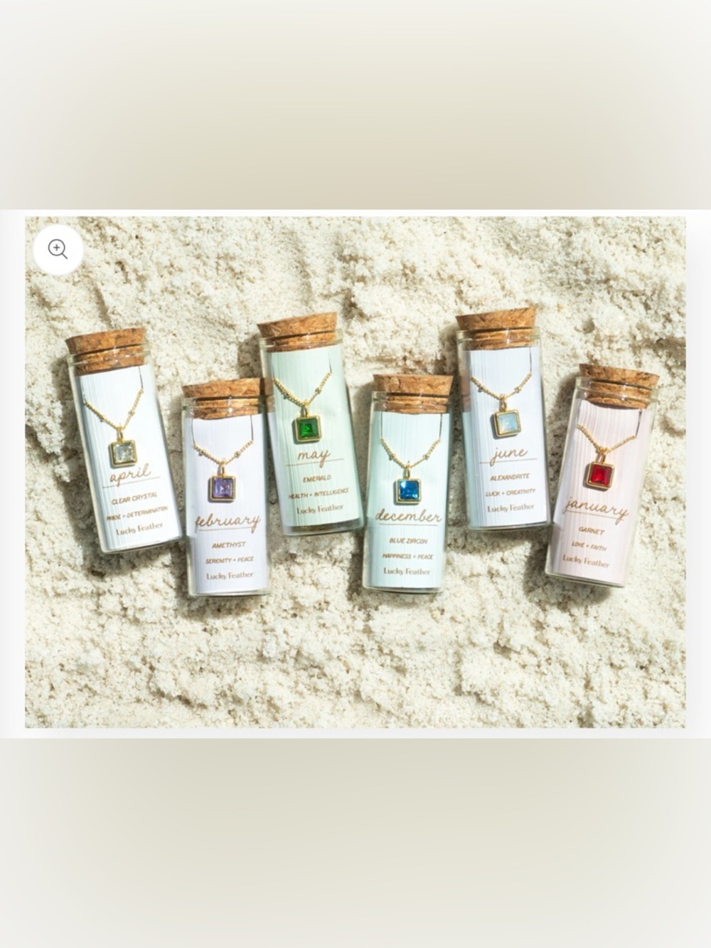 BIRTHSTONE BOTTLE MESSAGE